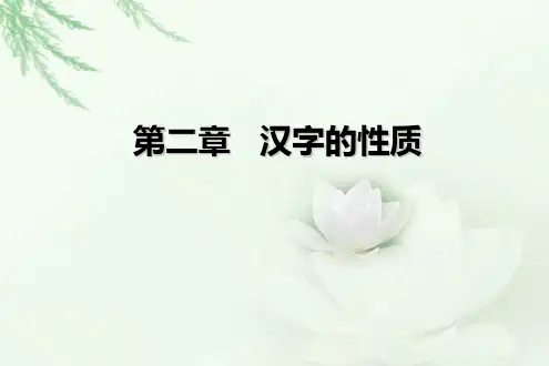 大学本科 汉字学基础。