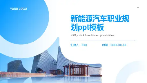 新能源汽车职业规划ppt模板