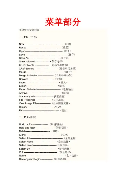 multisim中英文对照表
