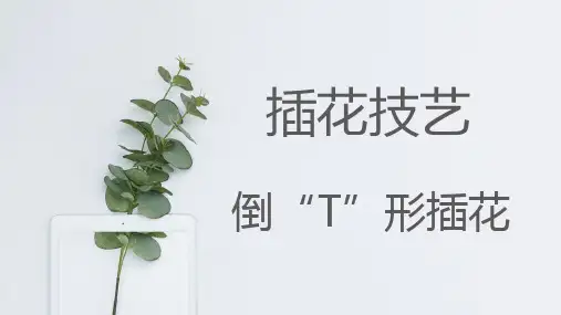 倒T形插花课件