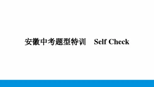中考英语专题复习三轮题型特训八年级上册Unit34