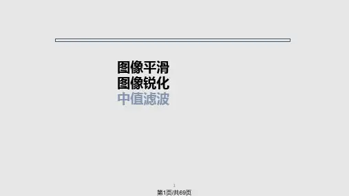 matlab数字图像处理空间域滤波PPT课件