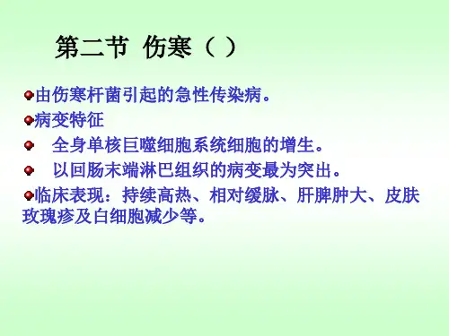 第十五章 伤寒、菌痢、AIDS