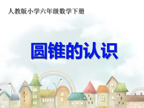 《圆锥的认识》课件PPT