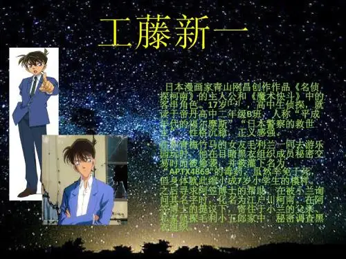 名侦探柯南简介