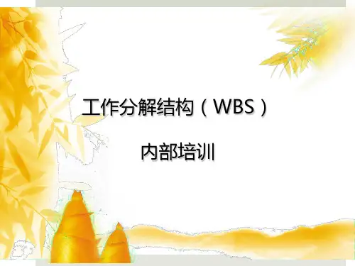 WBS内训教材