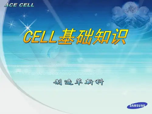 CELL线组建PPT(三星资料)