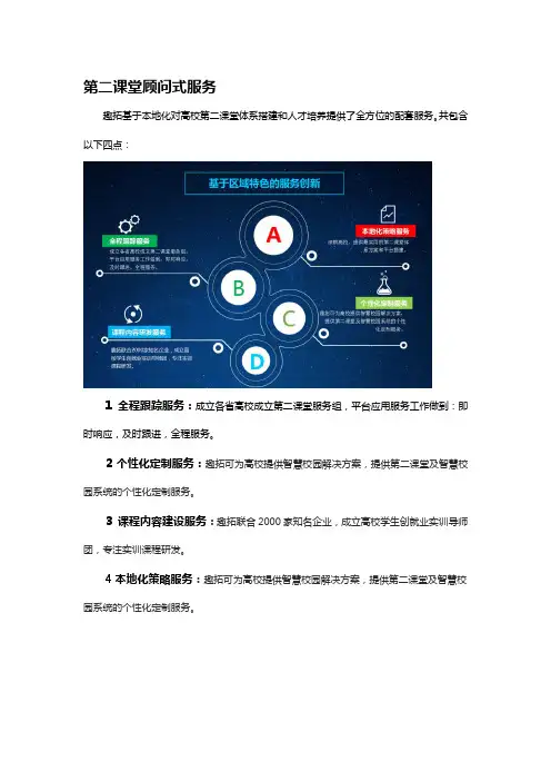 第二课堂顾问式服务设计(趣拓)