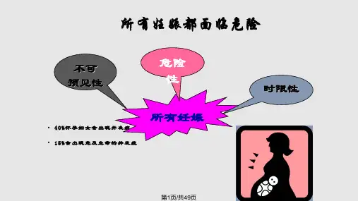 产科护理风险预防PPT课件