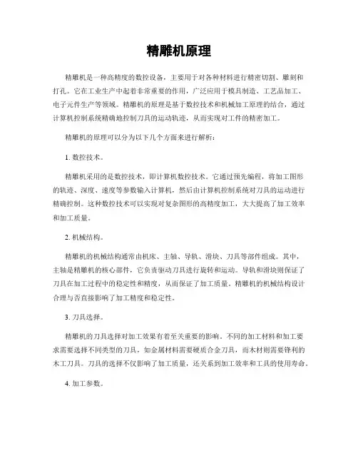 精雕机原理