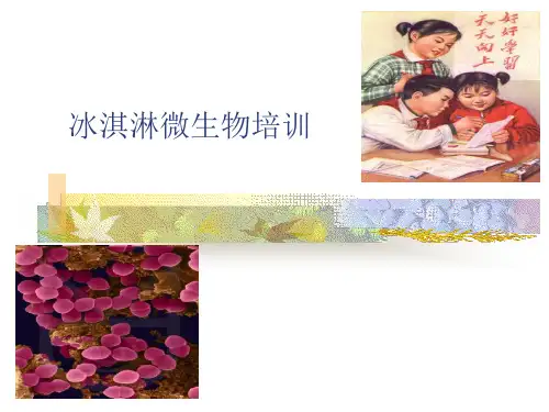冰淇淋微生物培训