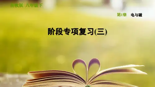 浙教版科学八年级下册第一章《电与磁》阶段专项复习(三)