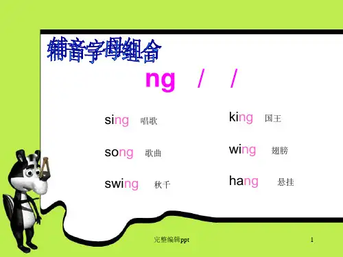 辅音字母组合PPT课件