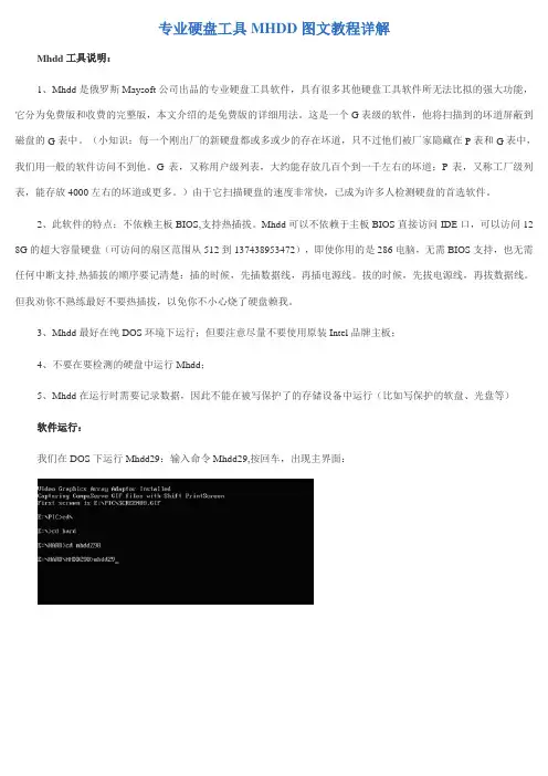 MHDD详细图文教程