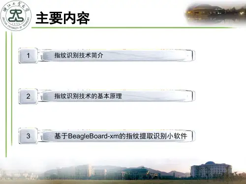 人工智能-指纹识别技术报告