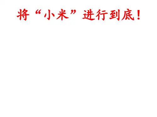 小米手机ppt