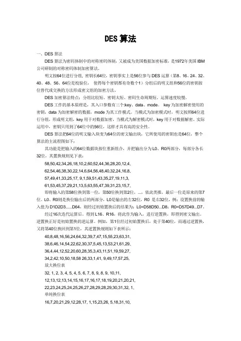 DES算法