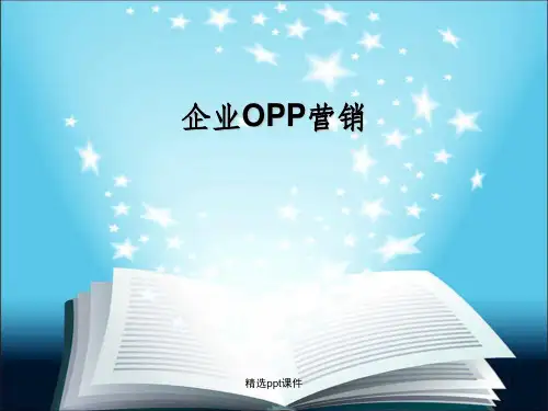 企业OPP营销ppt课件