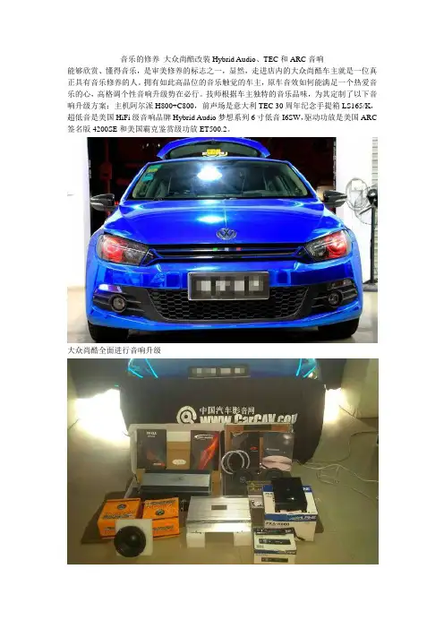 音乐的修养 大众尚酷改装Hybrid Audio