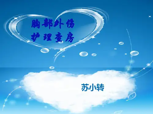 胸部损伤护理查房