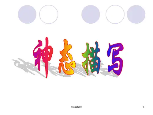 人物神态描写教学七下ppt课件