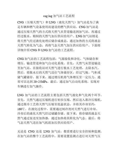 cng lng 加气站工艺流程
