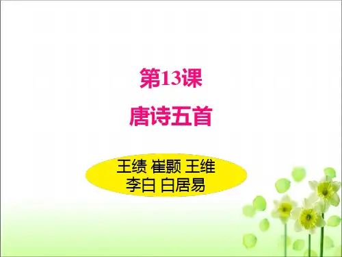 第13课唐诗五首使至塞上课件部编版八年级语文上册