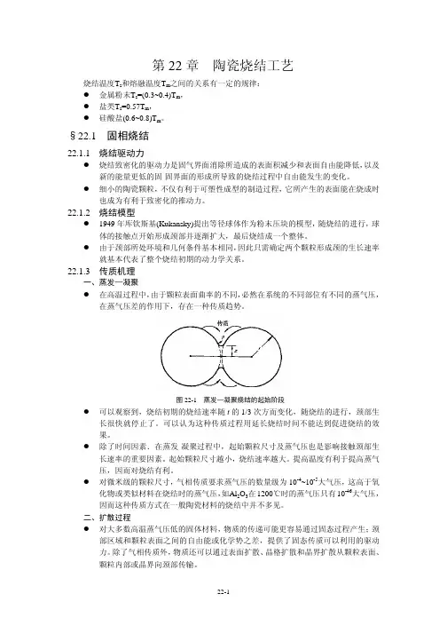 09陶瓷烧结工艺