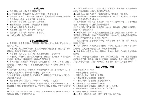 小学生十不准