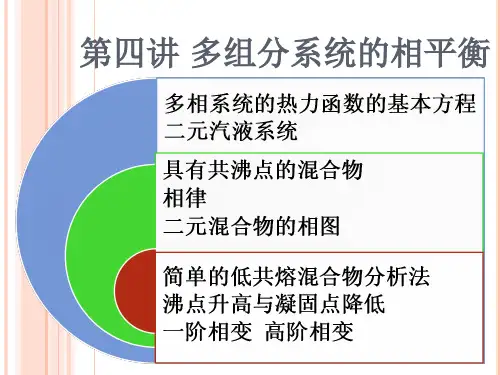 多组分系统的相平衡