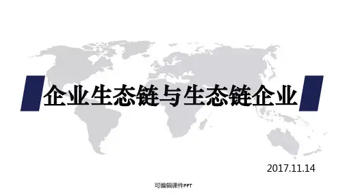 企业生态链与生态链企业ppt课件