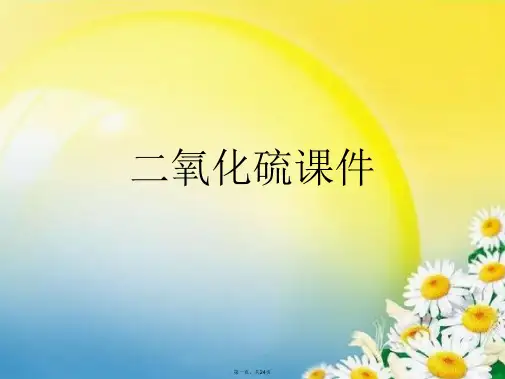 二氧化硫课件