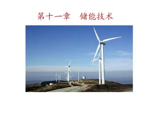 可再生能源第十一章 储能技术new