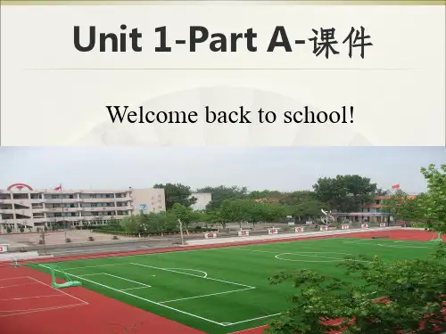 人教PEP版小学英语三年级下册Unit 1 part A 课件3