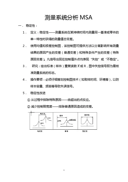测量系统分析MSA