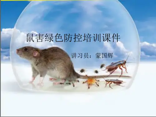 鼠害防控知识(莫老师)