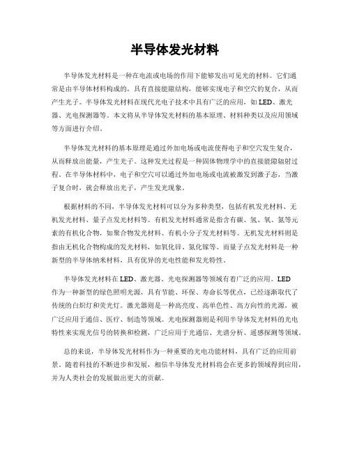 半导体发光材料