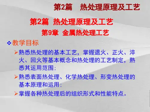 金属热处理工艺课程