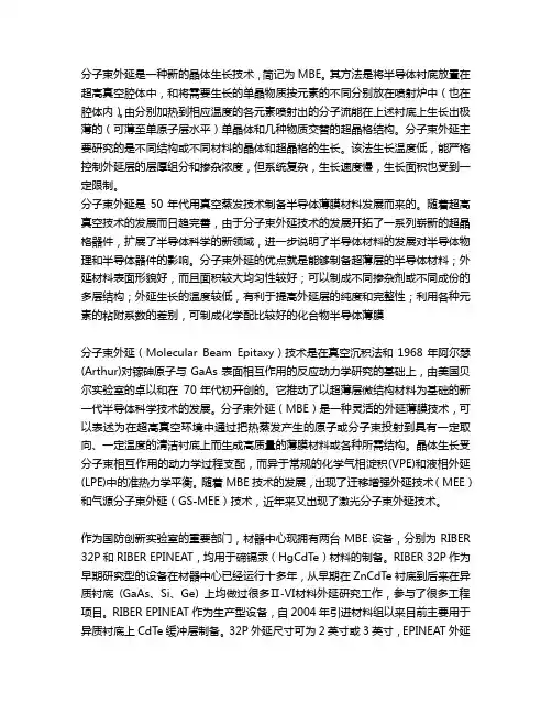 分子束外延