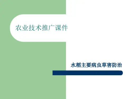 农业技术推广课件