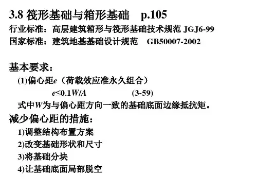 3.8 筏形基础与箱形基础