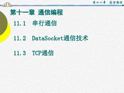 LabVIEW网络通信专题知识课件