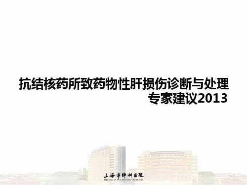 抗结核药所致药物性肝损伤诊断与处理