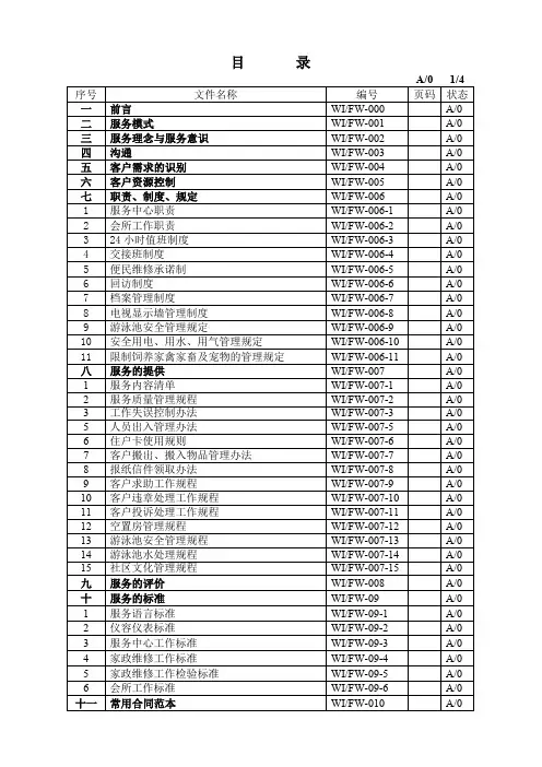 物业服务手册