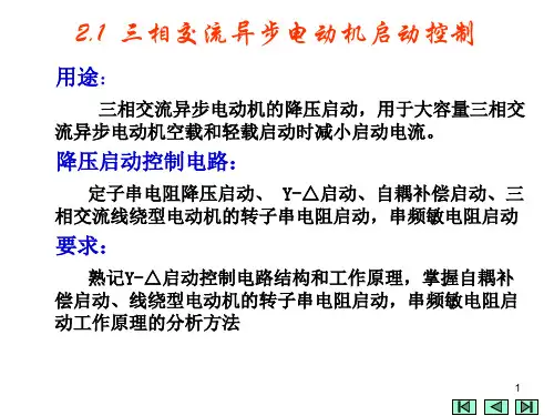 三相交流异步电动机启停控制PPT课件