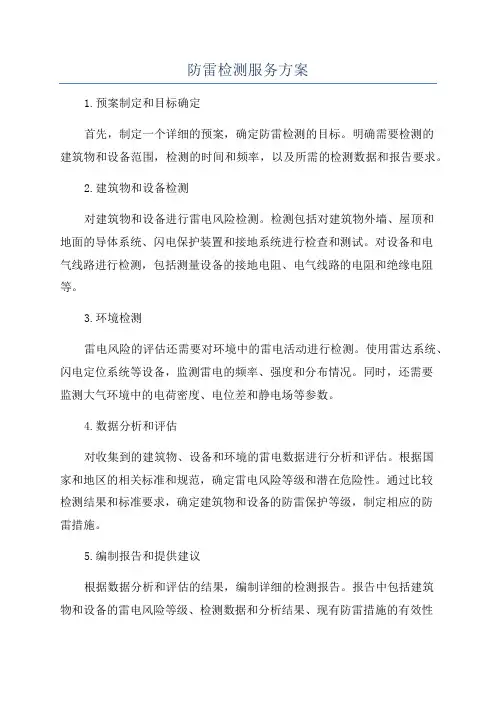 防雷检测服务方案
