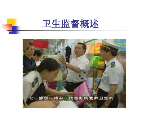 卫生监督概述