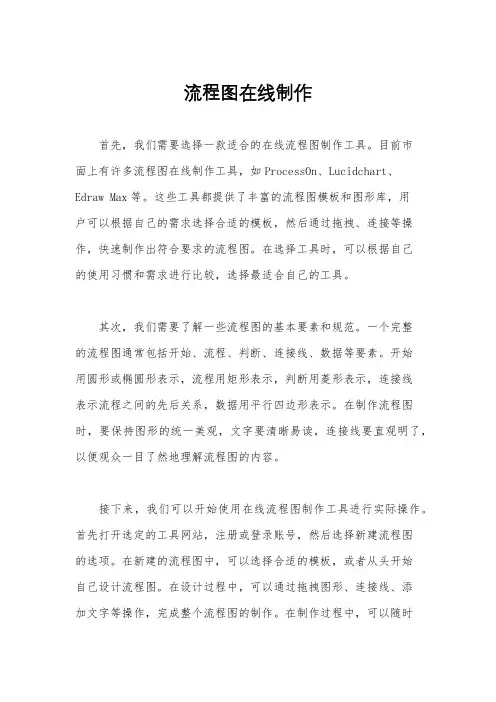 流程图在线制作