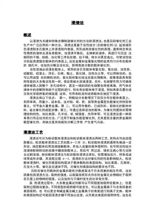 浸渍法介绍分析