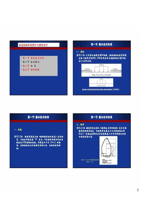 高速铁路桥梁维护保养技术
